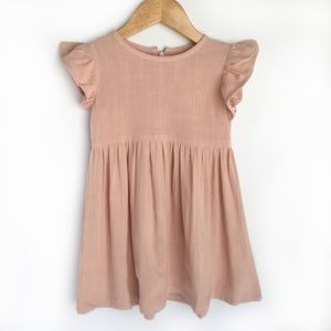 Light Pink Linen Dress